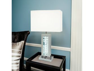 Monica Chrome-LED Accent Table Lamp