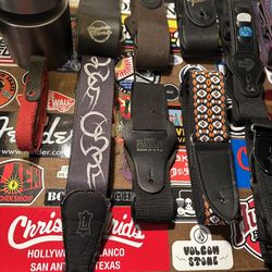 Fender, ErnieBall, Dunlop & More Guitar Straps, For Sale/Trade 