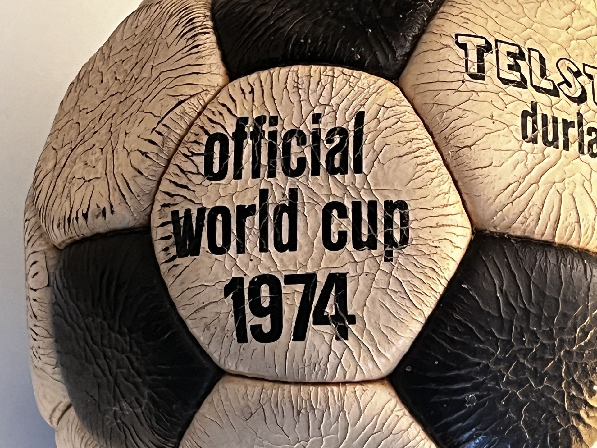 Original Adidas, 1974 World Cup, Soccer Ball, Germany, France 