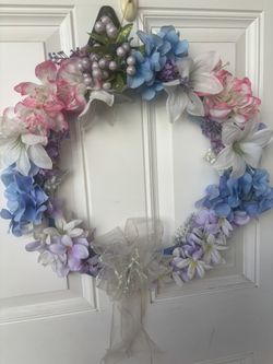 Floral Wreath Door