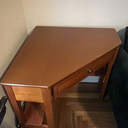 Corner Table Desk TV Stand With Drawer