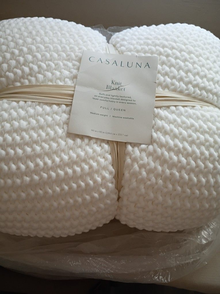 Knit Blanket Full/Queen