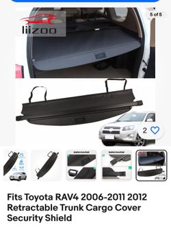 Toyota RAV4 Retractable Trunk Cover 