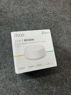 TP-link deco WiFi 7 BE3600 dual band whole mesh router