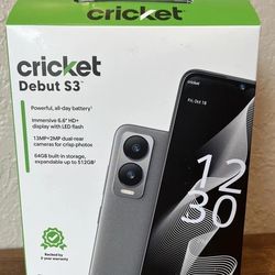 Cricket Wireless Debut S3 Unlocked 64 GB 