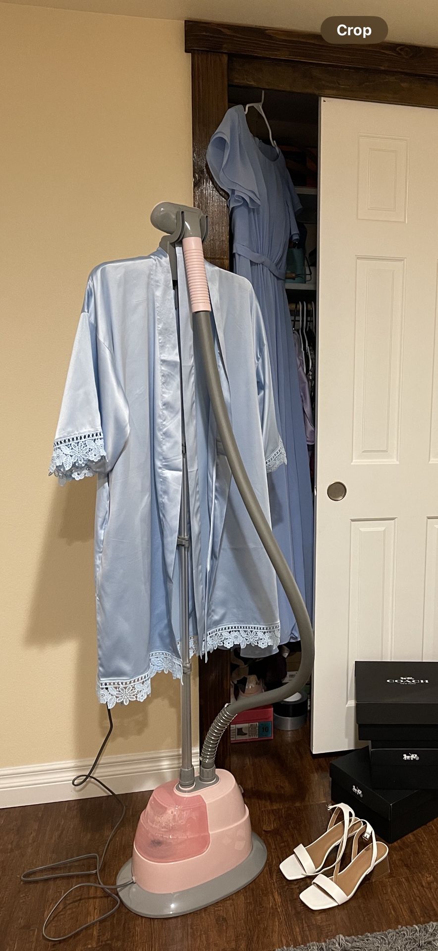 AW BRIDAL Women's Silk Robe Satin Robe with Lace Trim, Bridal Party Robe Bridesmaid Robes Bride Robe for Wedding Day, S/М