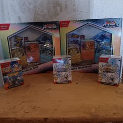 Pokémon Prismatic Evolutions And Surging Sparks Lot Bundle 