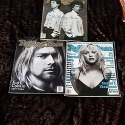 $30 For All 3 Rolling Stone Issues (Or Sold Separately For Higher Prices.)