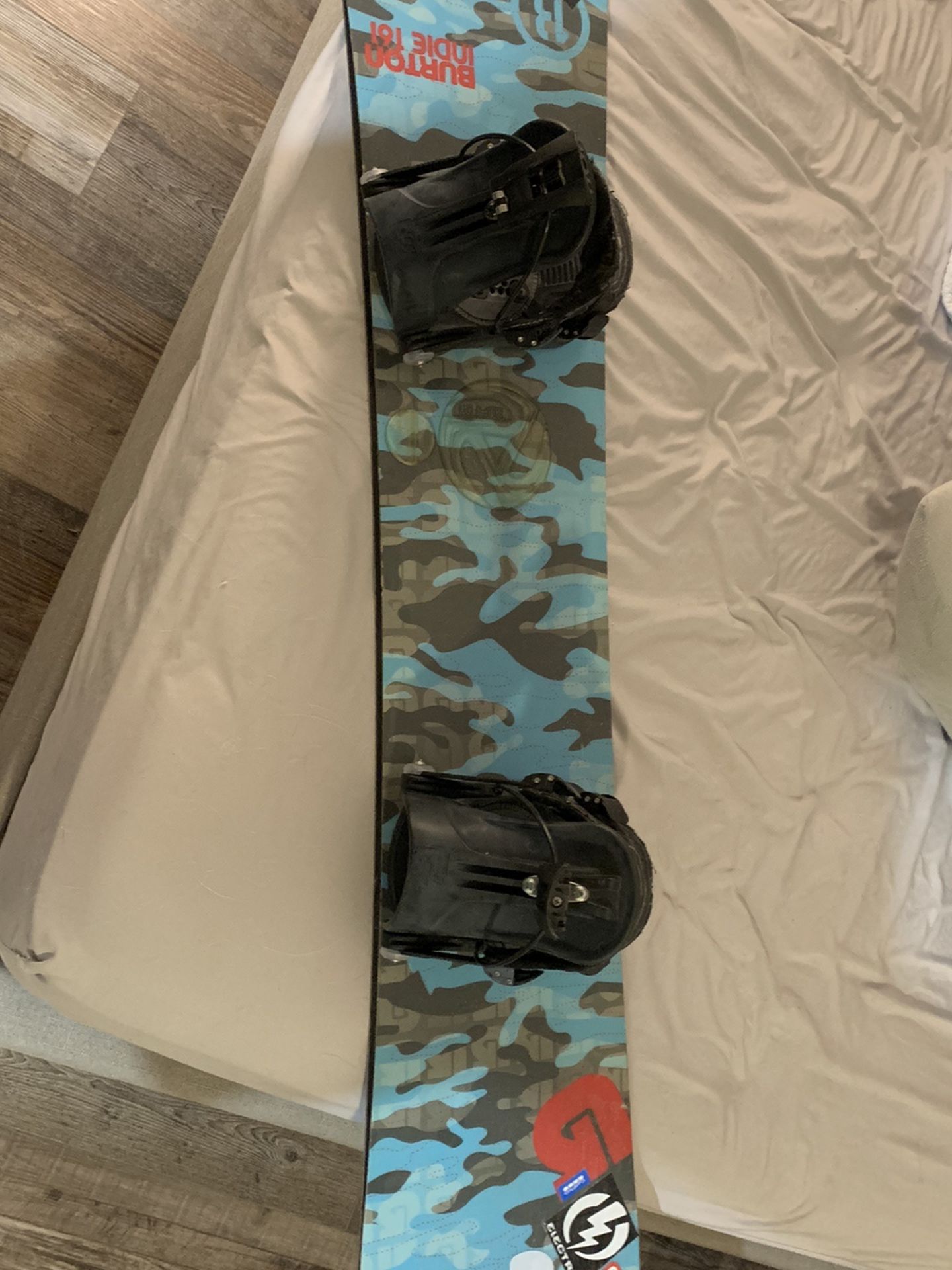 Snowboard With Gear
