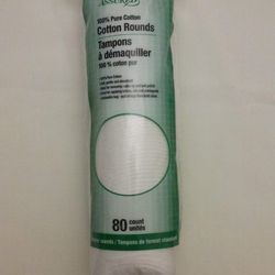 Assured 100% Pure Cotton Rounds 80-ct, NEW-Last ONE
