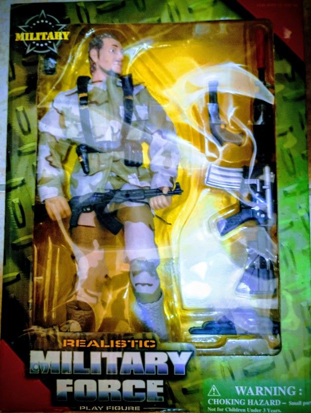 Realistic Military Force Action Figure