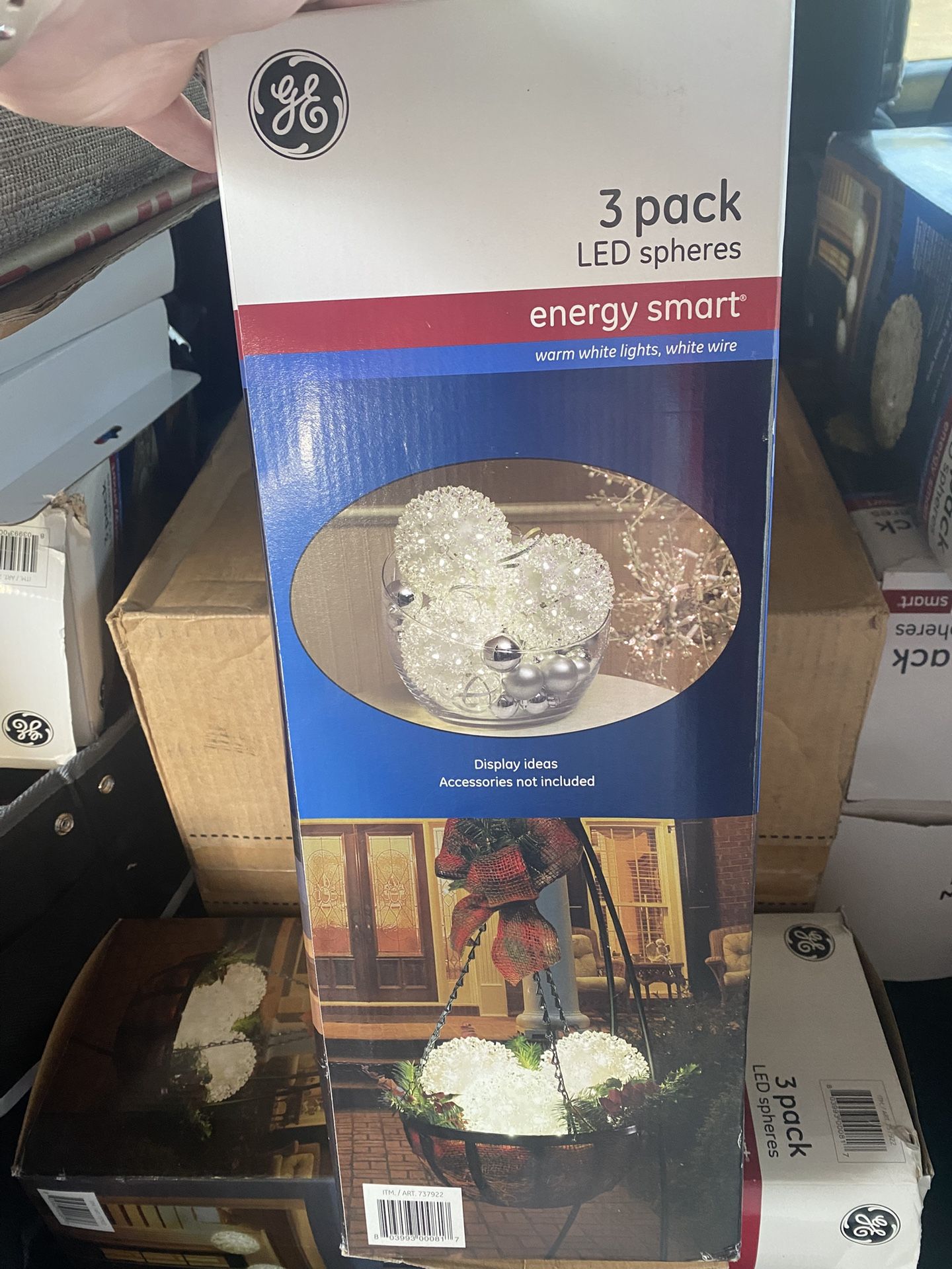 LED Sphere GE Lights 3 Pack