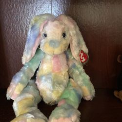 TY Classics Collection “Twitcher” the Colourful Bunny Rabbit (14 inch)
