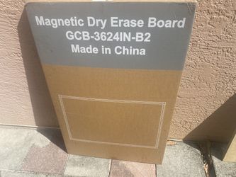 Magnetic dry, erase board