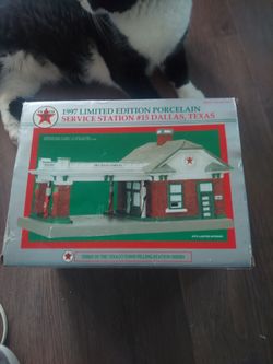 Porcelain Texaco service station