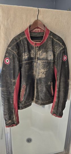 AGUSTA MV MOTORCYCLE LEATHER JACKET 