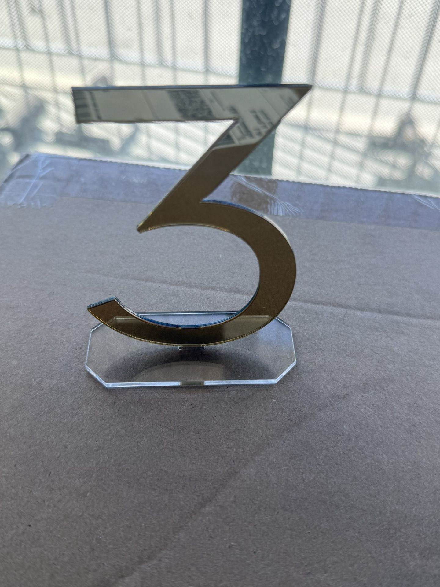 Gold Table Numbers