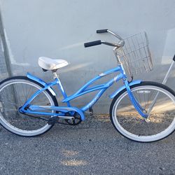 Ladies 26" sun beach cruiser with basket