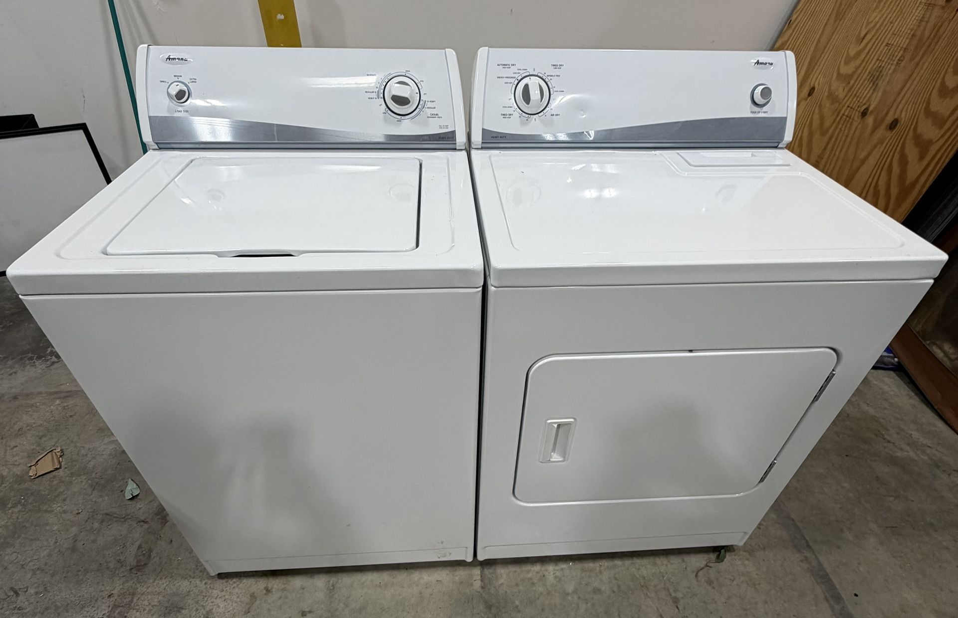 Amana Washer and Dryer