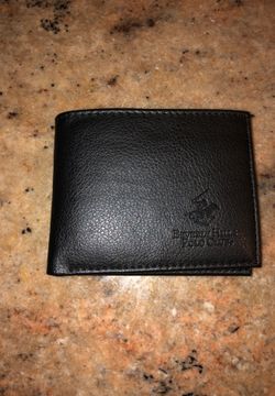 Black polo wallet