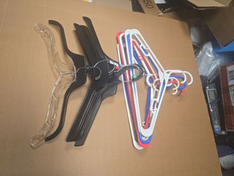 Free Assorted Plastic Clothes Hangers