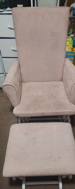 Pink rocking chair