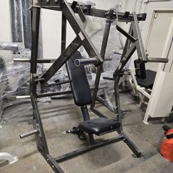 Hammer strength decline plate loaded workout gym equipment exercise fitness