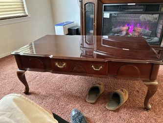 Cherry Wood Coffee Table
