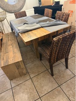West Elm Emmerson® Solid Reclaimed Wood Rectangle Dining Table
