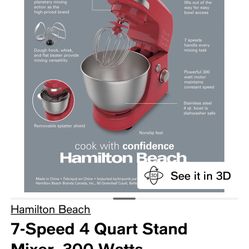 Hamilton Beach 7speed Mixer