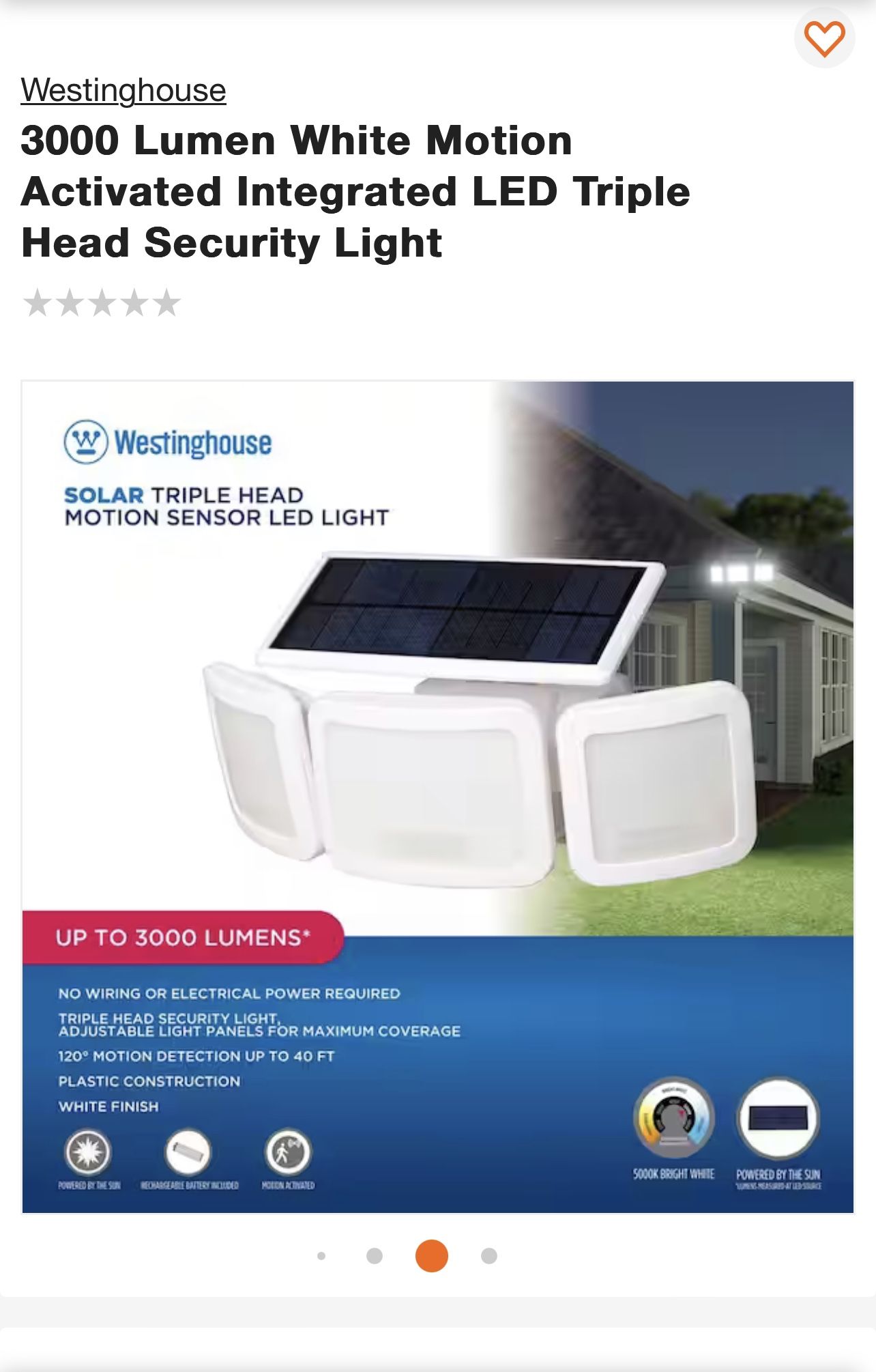 Flood Light With Sensor