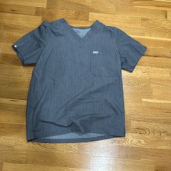 Men’s Figs Charcoal Medium Scrub Top