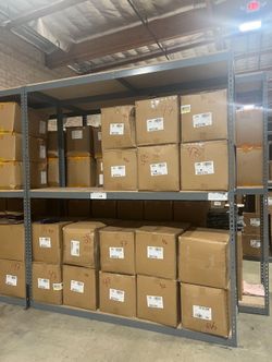Industrial Racks 96 in W x 24 in D Used Heavy Duty 3 Tier Storage Shelving Delivery Available