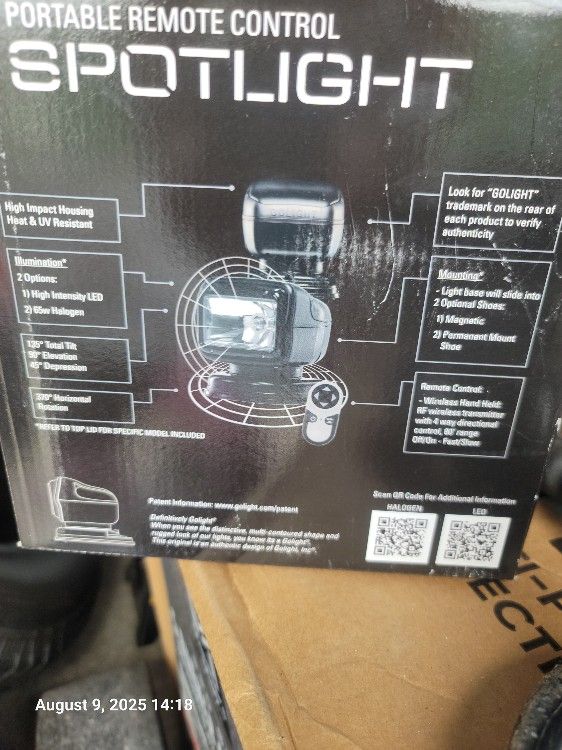 GOLIGHT MODEL # 79514GT BLACK