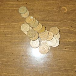 1950's-1960's Candian Pennys