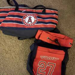 New Angels Baseball Bag/backpack Combo 