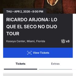 Ricardo Arjona Thursday April 2