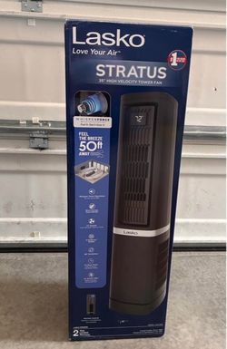 Lasko 35” High Velocity Oscillating Tower Fan With Remote Control