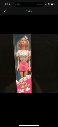 Pretty Hearts Barbie Doll in Box