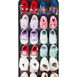 Over The Door Organizer For Child's Shoes