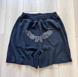 Sp5der rhinestone shorts