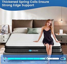 New 10’ hybrid queen mattress / free delivery