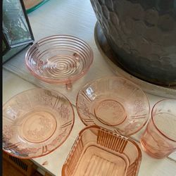 Pink Depression Glass