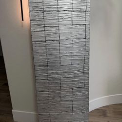 Silver Texture Wall Canvas 