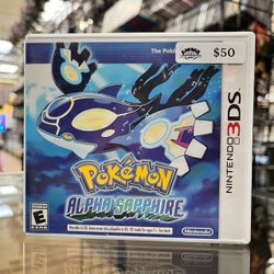 Pokemon Alpha Sapphire Nintendo 3DS
