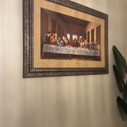 Wall Frame Last Dinner50x33