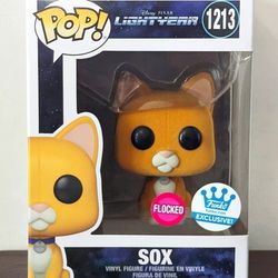 Disney Lightyear Sox Flocked FUNKO EXCLUSIVE POP!