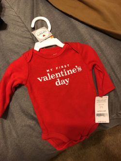 Valentines newborn onesie