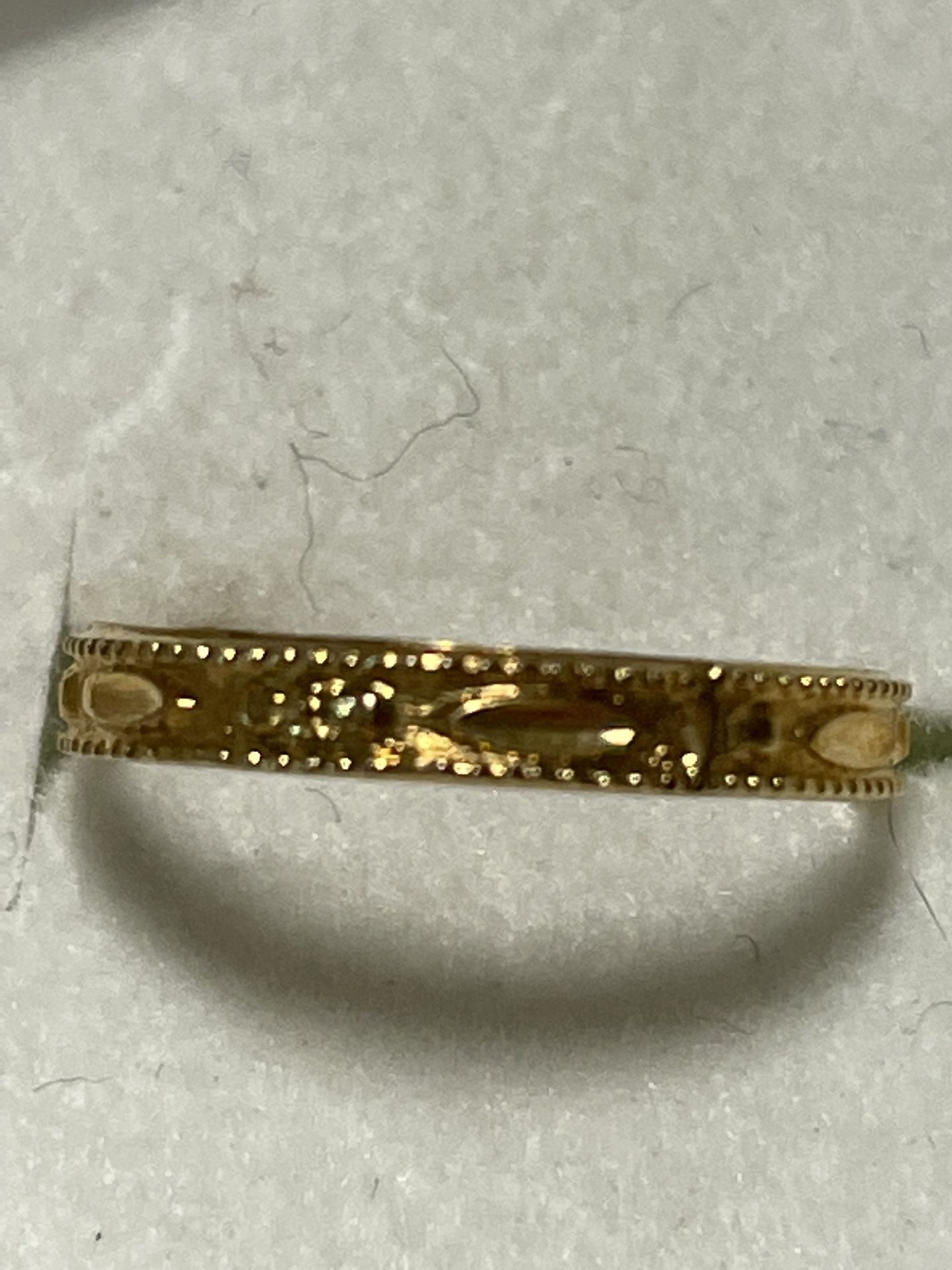 25% PRICE REDUCTION!!! Birthday Holiday Vintage Antique 10 karat yellow gold baby ring