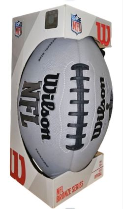 NEW Wilson NFL MVP Bronze Series Football Grey Official Size WTF1419/WTFDNFLBS5